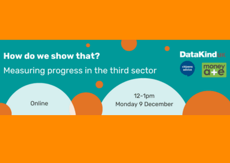 How do we show that? Measuring progress in the third sector.