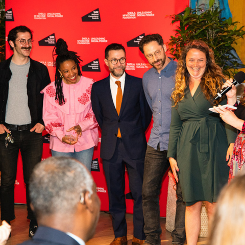 Kwajo Tweneboa at the national campaigner awards 2022