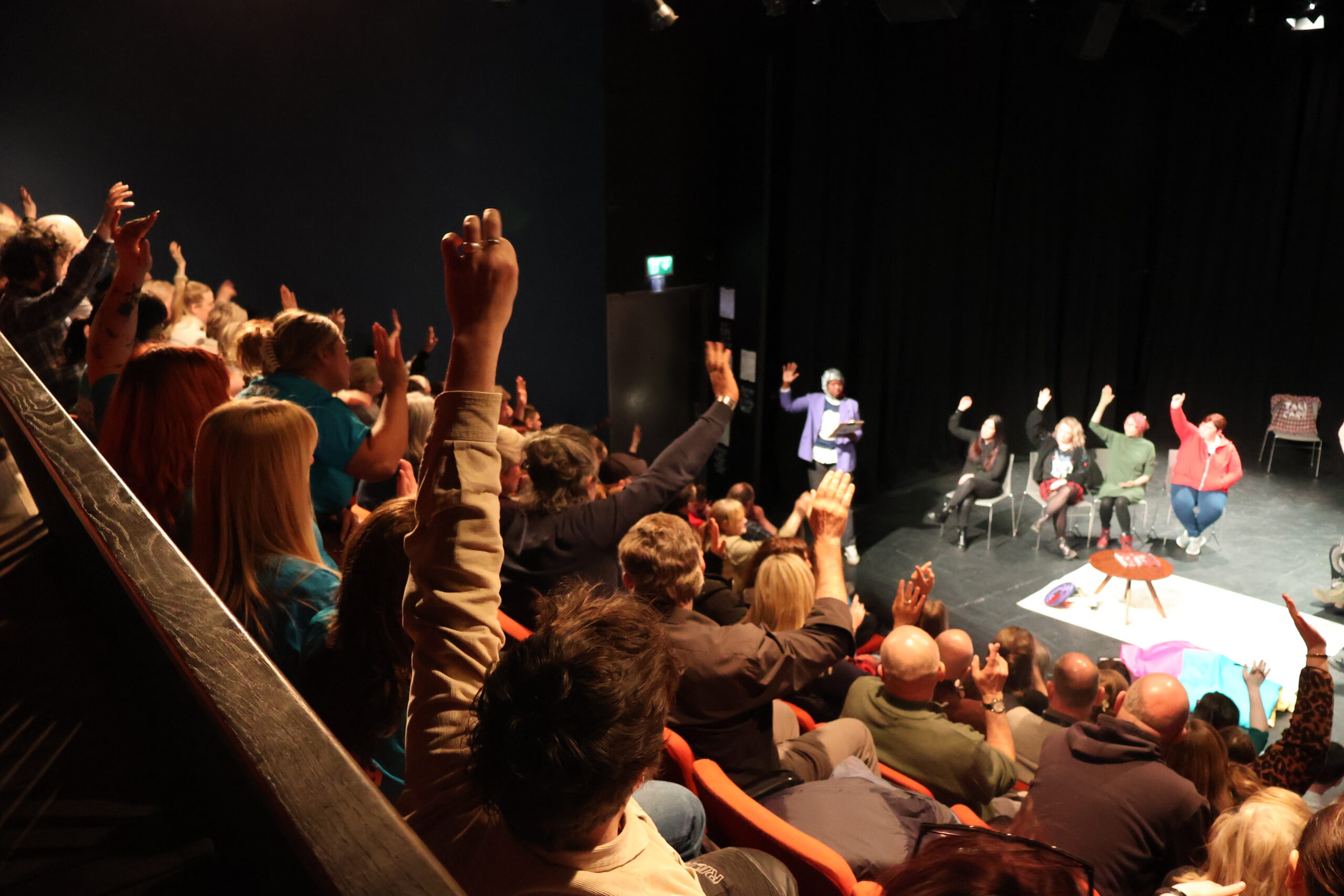 Lenny and other attendees at the Speech, Language and Communication Alliance launch event on 5 February 2025.